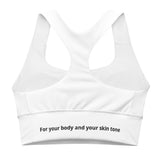 Longline sports bra