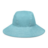 Wide brim bucket hat