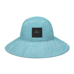 Wide brim bucket hat