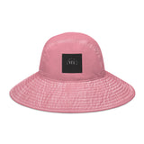 Wide brim bucket hat