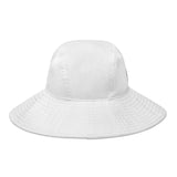 Wide brim bucket hat