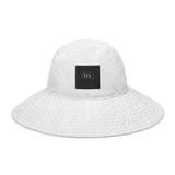 Wide brim bucket hat