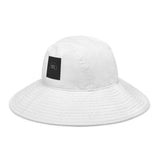 Wide brim bucket hat